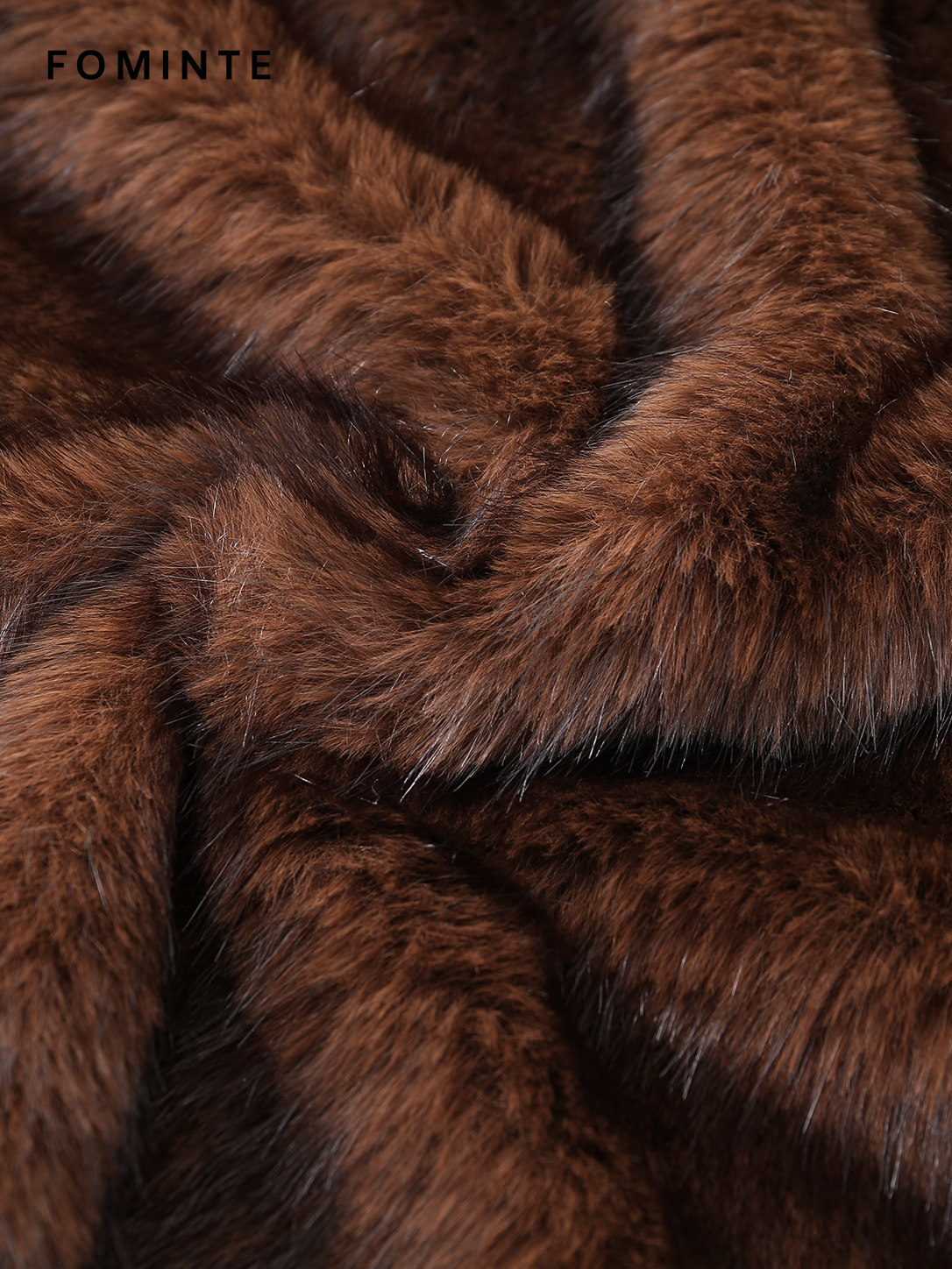 Wholesale Faux Beaver Fur Coat with Hood - FM0202000062