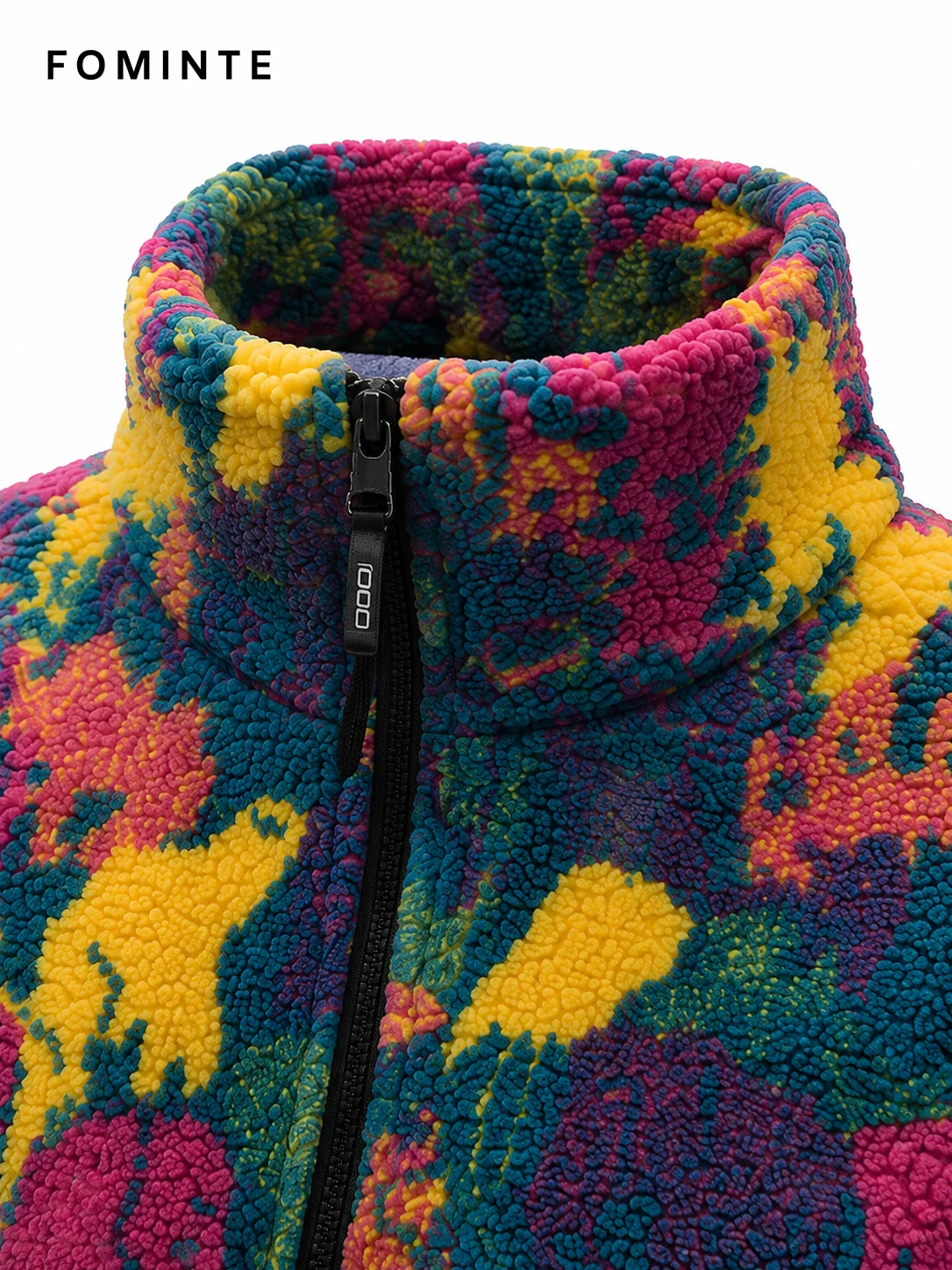 Fleece Half-Zip Pullover - All-Over Print Wholesale Custom Sportswear - FM0801000411