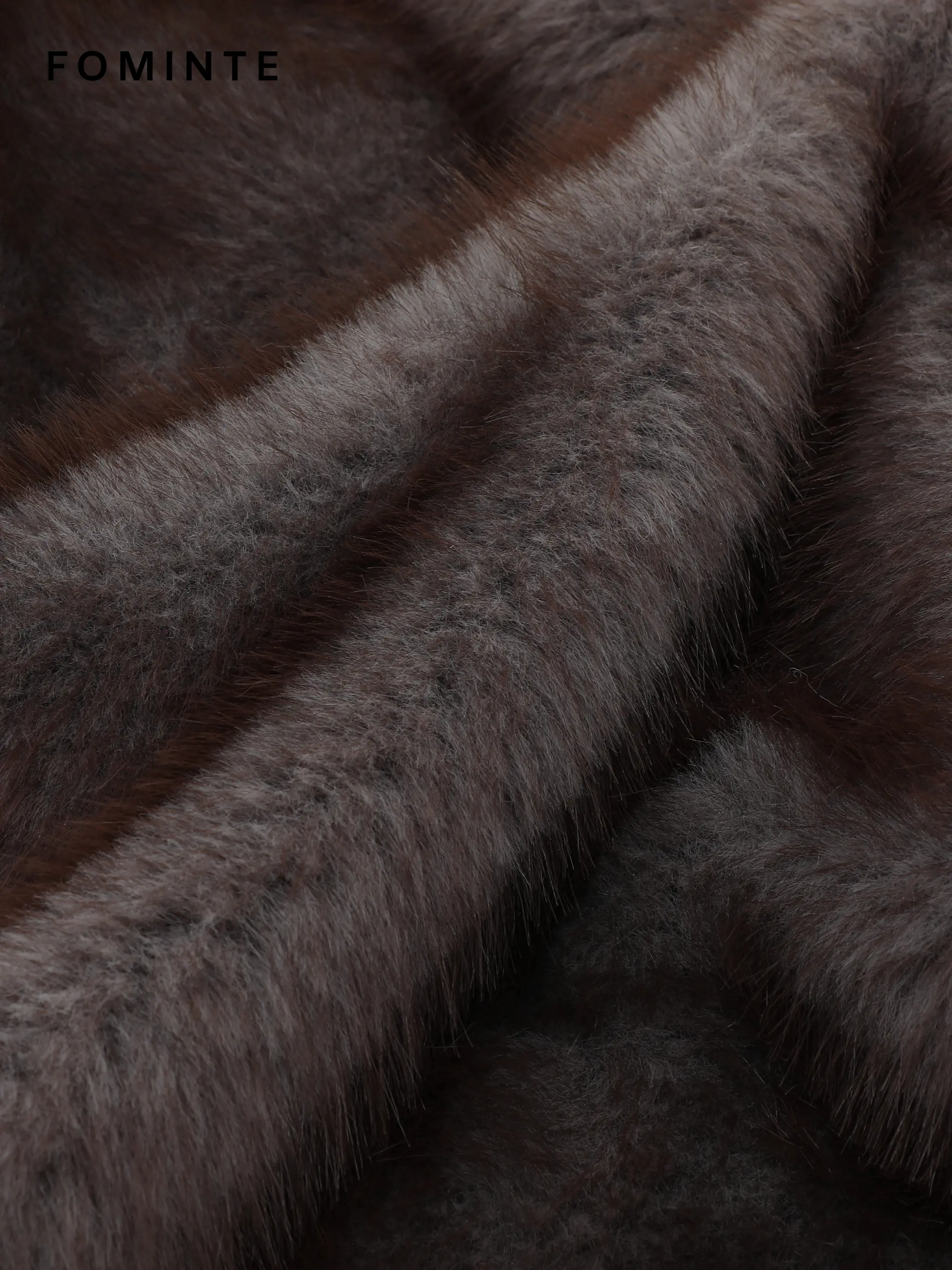 Wholesale Long Faux Mink Fur Robe Coat - FM0202000055