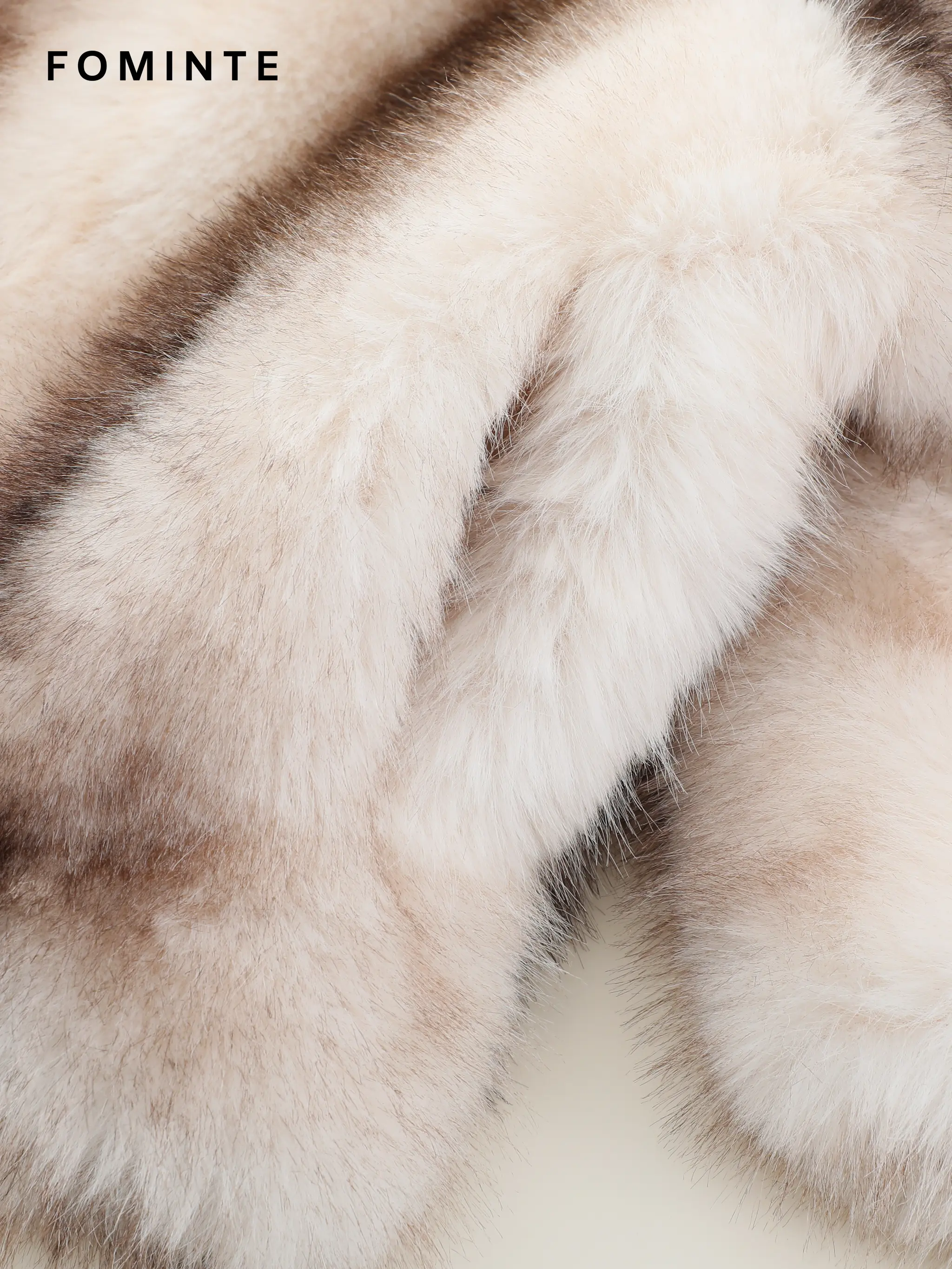 Wholesale Faux Fox Fur Hooded Jacket 