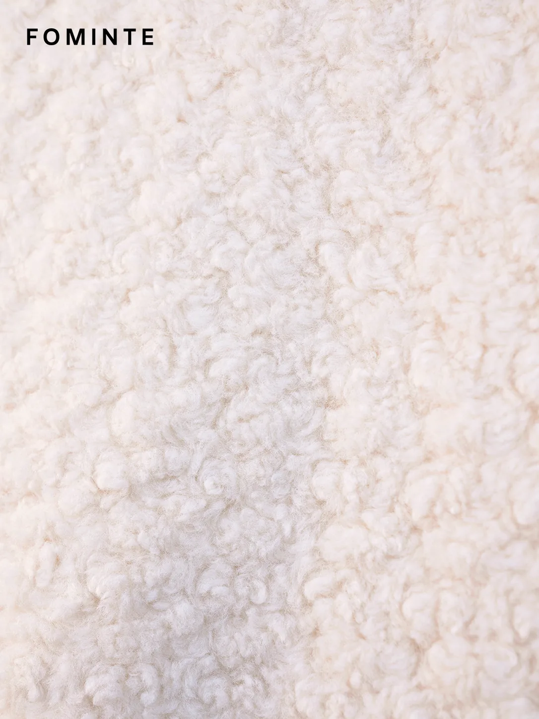 White Open-Front Faux Fur Coat Wholesale