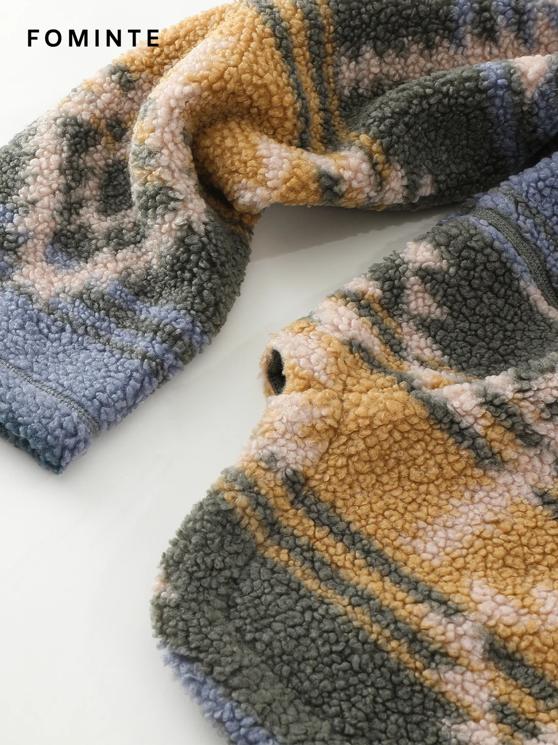 WholesaleAztec Print Sherpa Fleece Jacket - FM0302000083