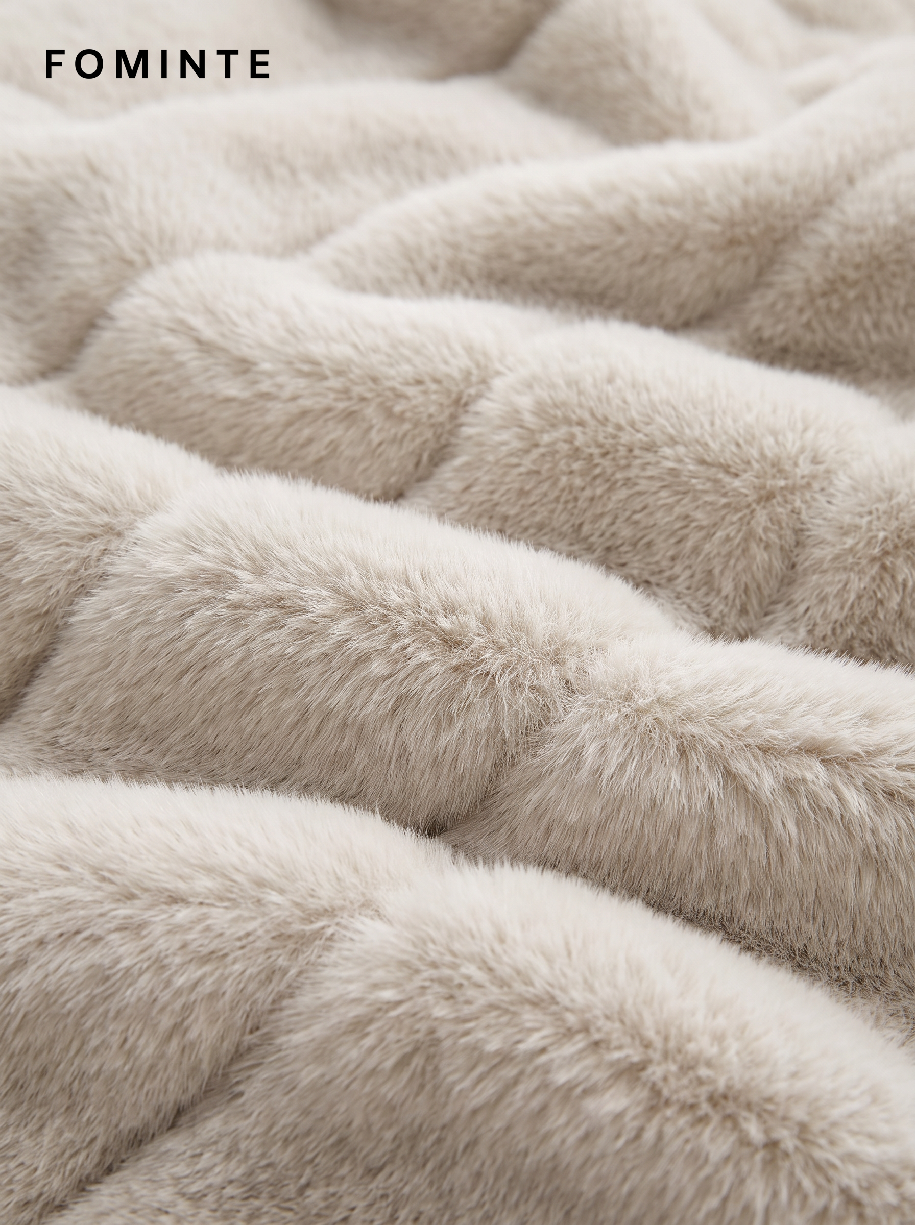 Ivory White Boutique Faux Fur Jacket Wholesale