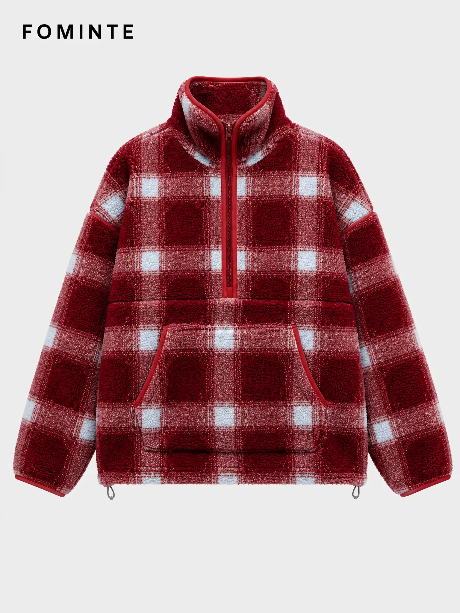 Red Buffalo Check Full-Zip Fleece Jacket