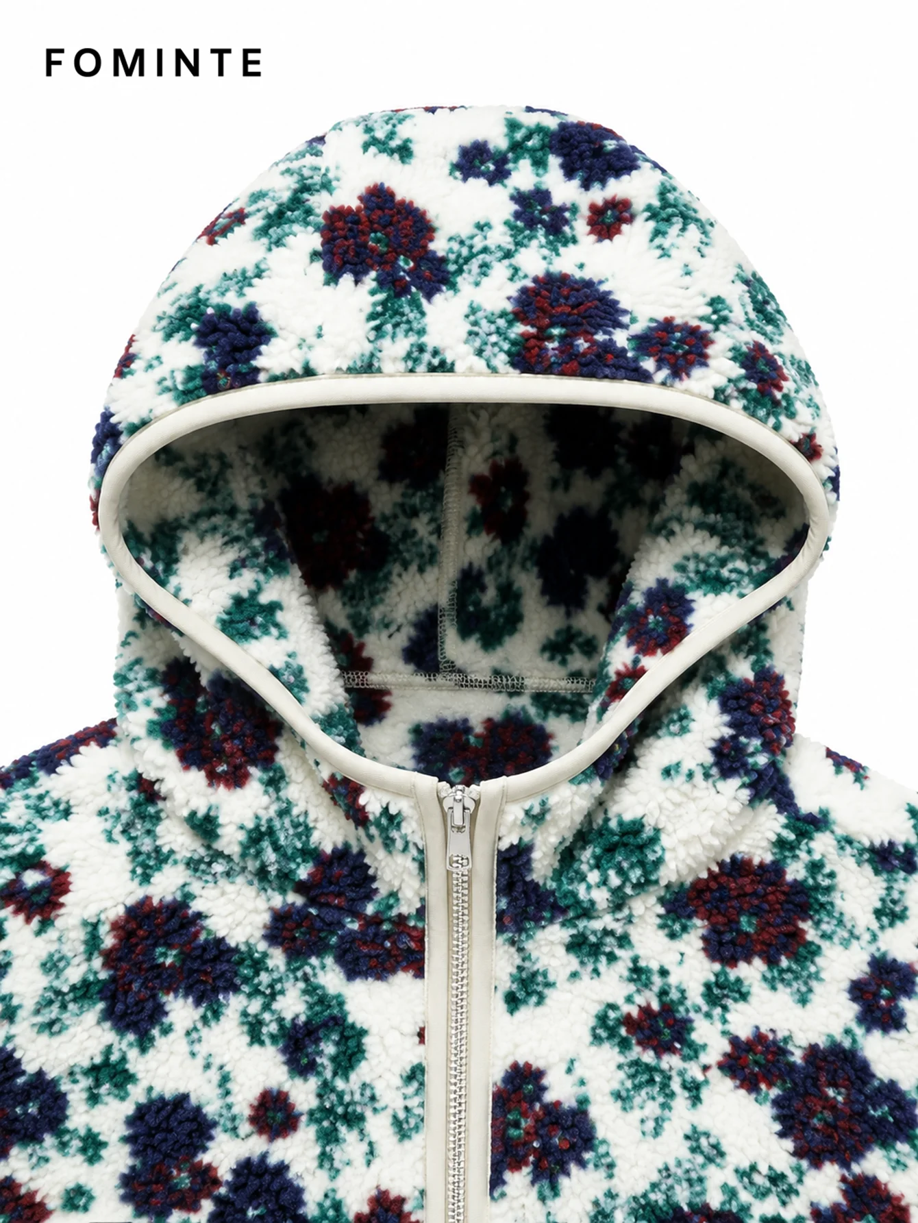 Fleece Hooded Jacket - All-Over Print Wholesale Custom Sportswear - FM0801000413-1