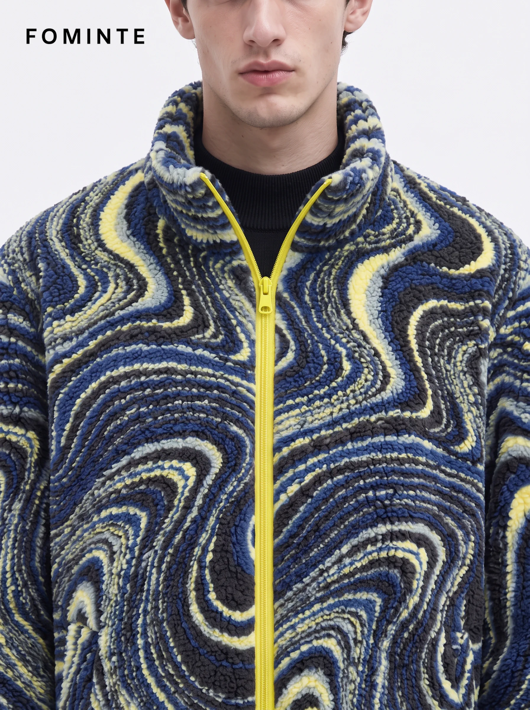 Men's Alpine Trail Colorblock Hooded Technical Fleece Jacket