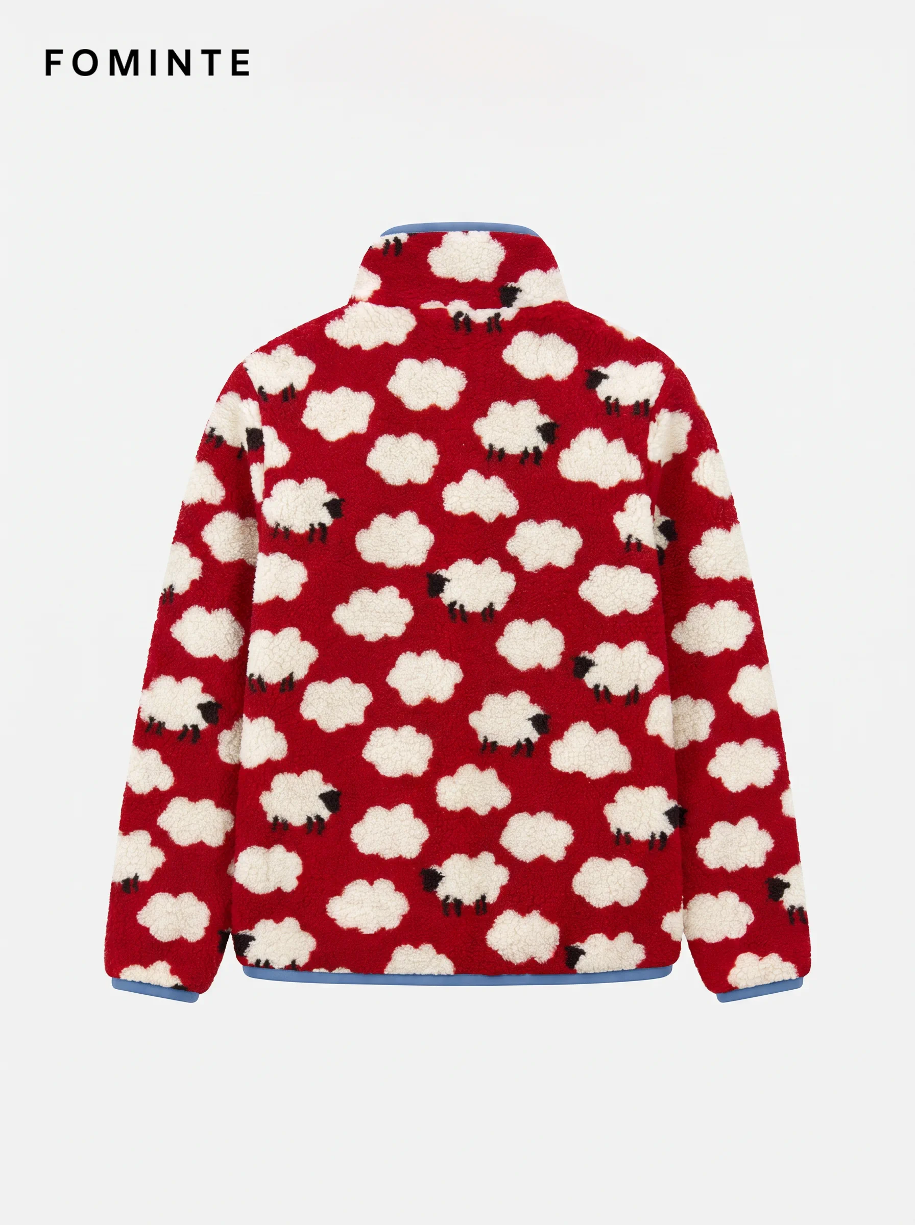 Women's Cropped Drop-Shoulder Relaxed Fit Fleece Jacket