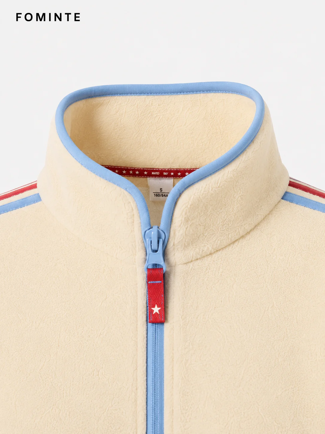 Fleece Stand Collar Cardigan - Solid Color Wholesale Custom Sportswear - FM0802000401-4