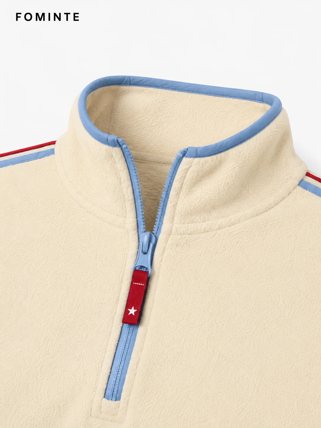 Fleece Stand Collar Pullover - Solid Color Wholesale Custom Sportswear - FM0802000401-3