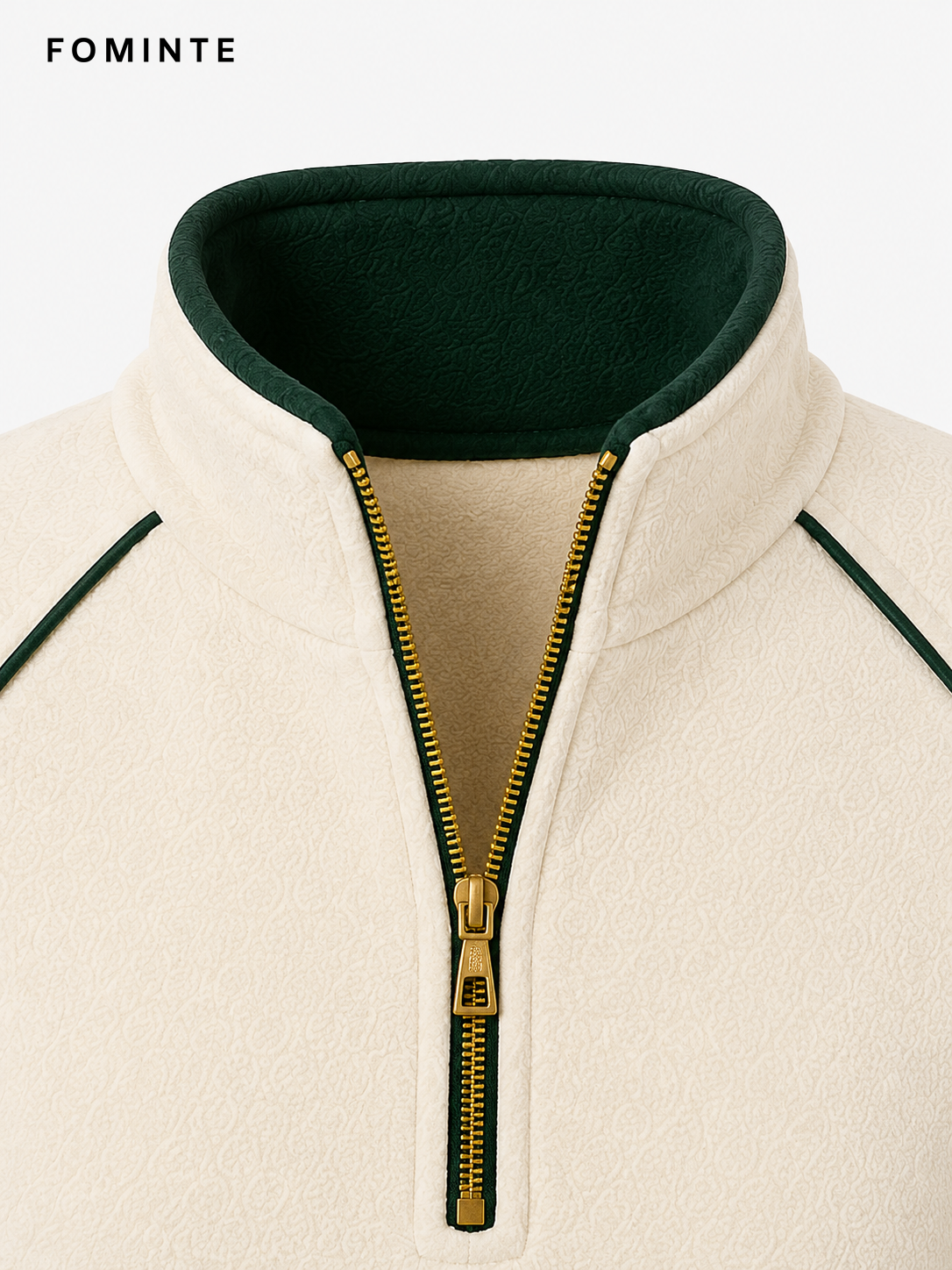 Fleece Half-Zip Pullover - Solid Color Wholesale Custom Sportswear - FM0802000404
