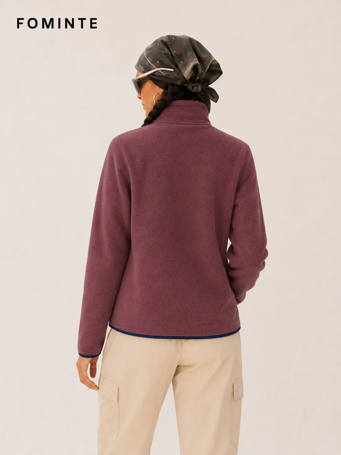 Men's Red Bean Contrast Panel Outdoor Softshell Jacket