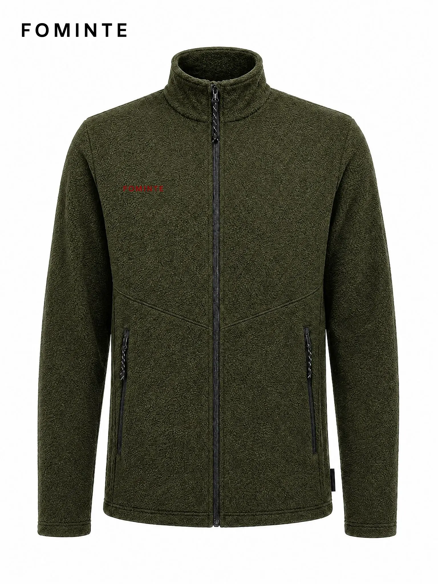 Men's Army Green Technical fleece Hiking Jacket