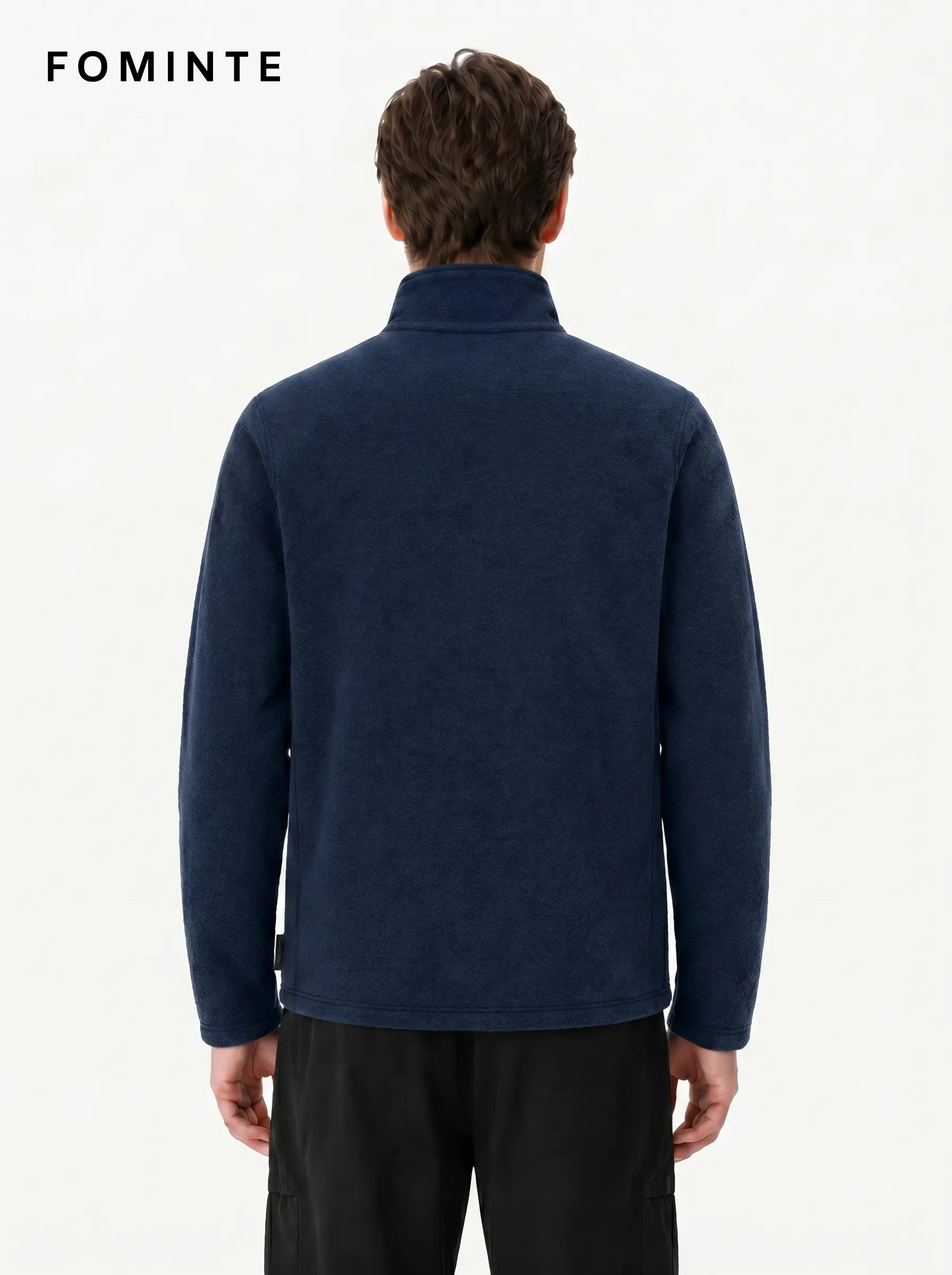 Men's Navy Blue Technical fleece Hiking Jacket