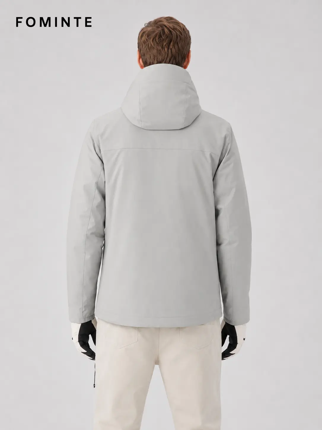 Unisex Sage Green Hooded Cycling Softshell Jacket