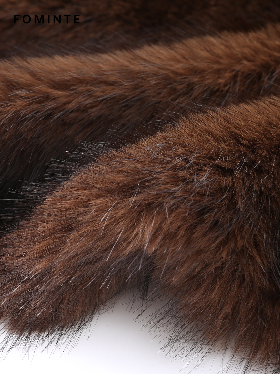 Wholesale Faux Mink Fur Short Coat (Brown) - FM0202000063