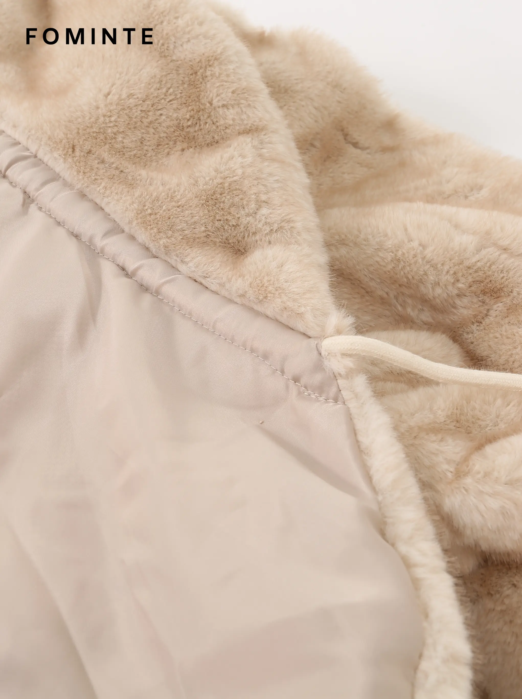Wholesale Cropped Faux Fur Jacket - FM0202000060