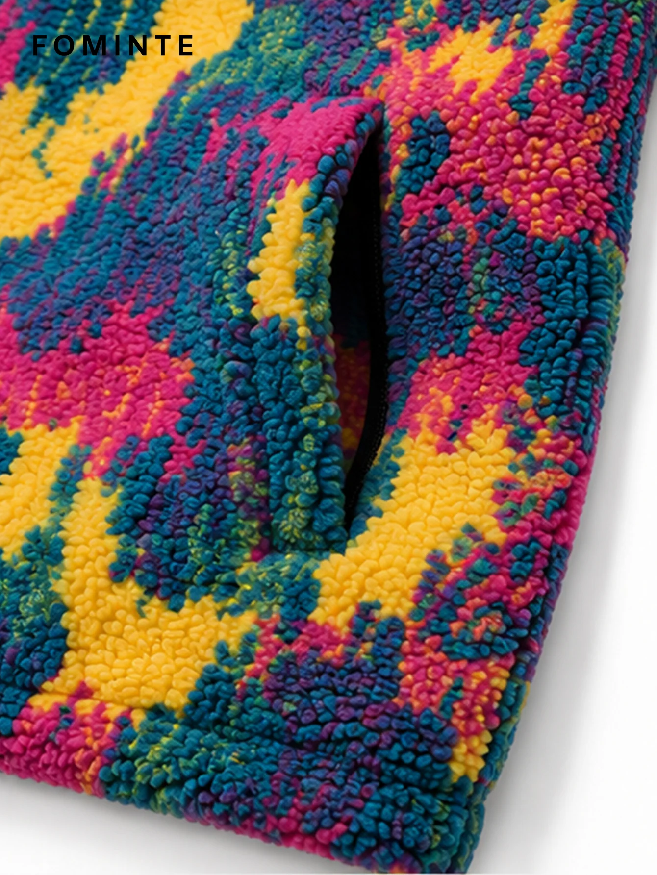 Fleece Half-Zip Pullover - All-Over Print Wholesale Custom Sportswear - FM0801000411