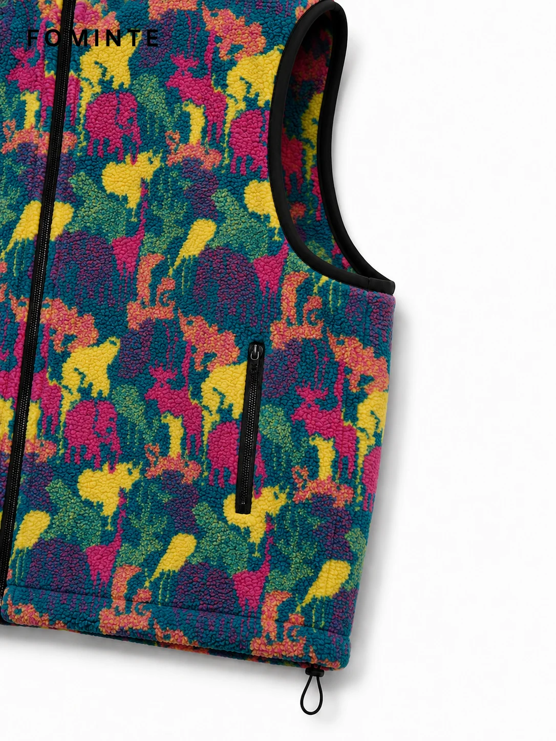 Fleece Sleeveless Vest - All-Over Print Wholesale Custom Sportswear - FM0801000411-2