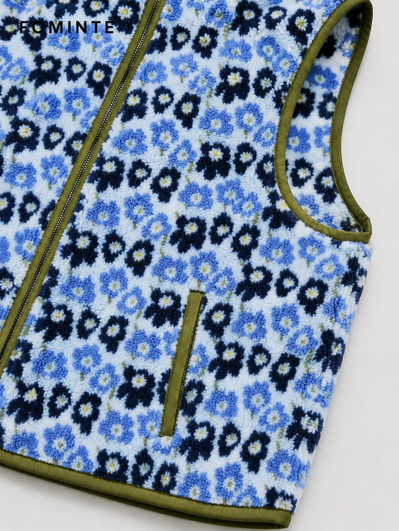 Fleece Sleeveless Vest - All-Over Print Wholesale Custom Sportswear - FM0801000412-2