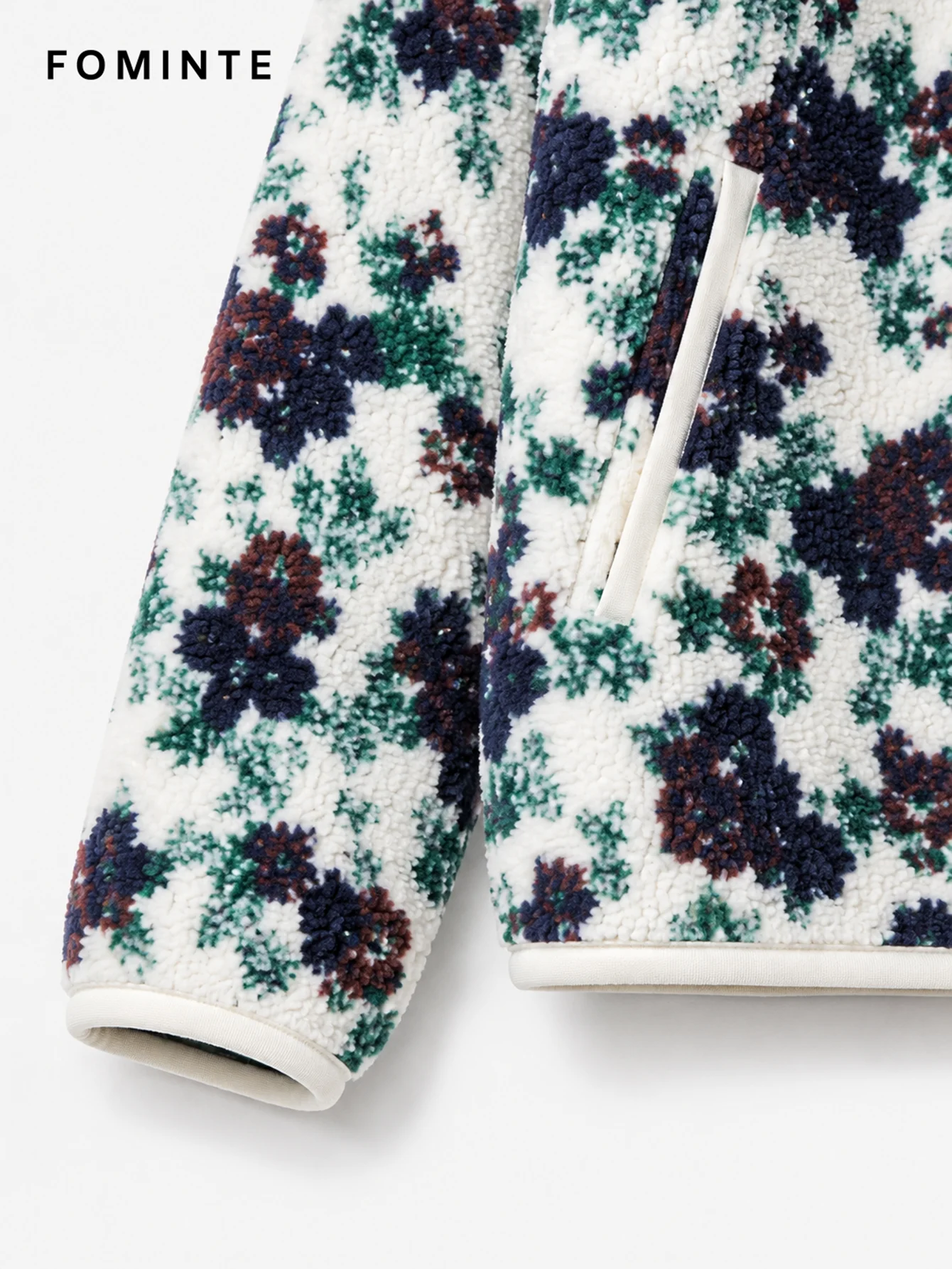 Fleece Hooded Jacket - All-Over Print Wholesale Custom Sportswear - FM0801000413-1