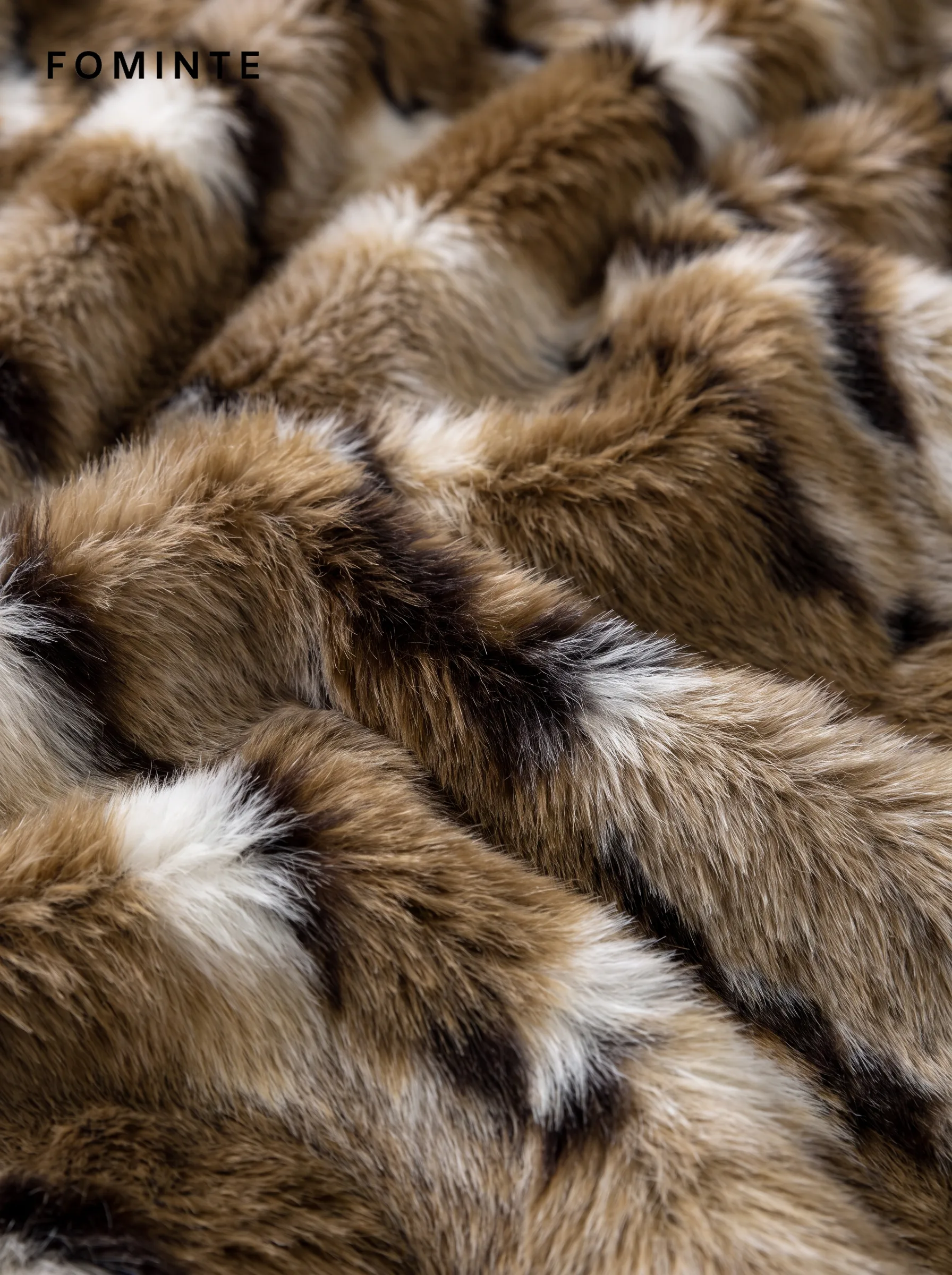 Dark Chocolate Hooded Heavyweight Faux Fur Parka