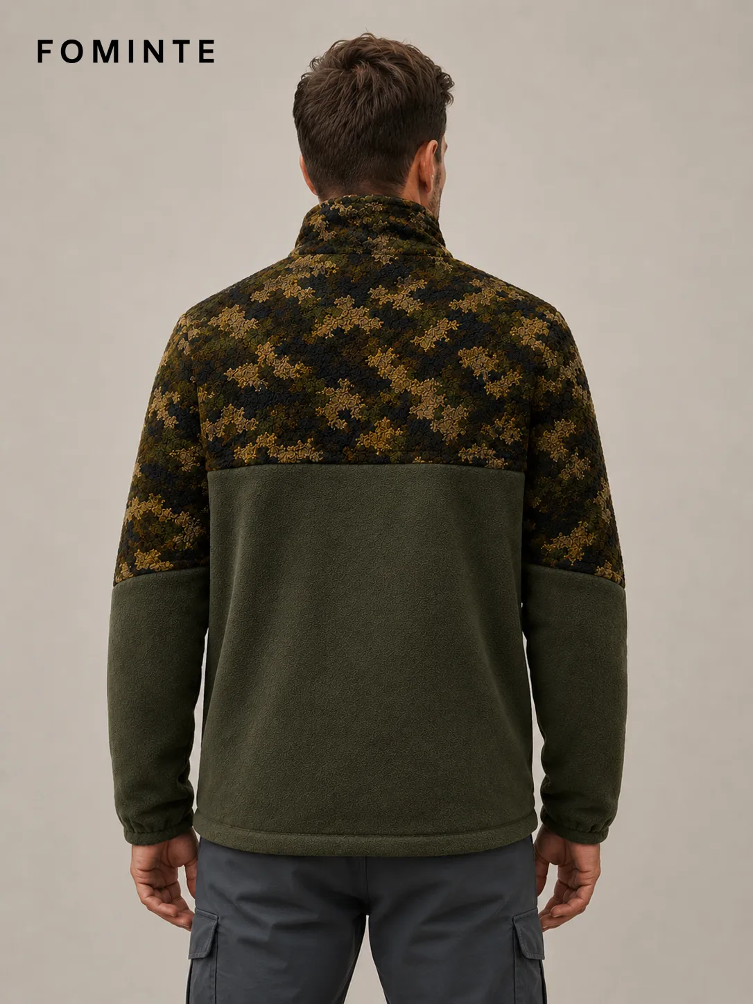 Camo Yoke Full-Zip Fleece Jacket FM0801000422