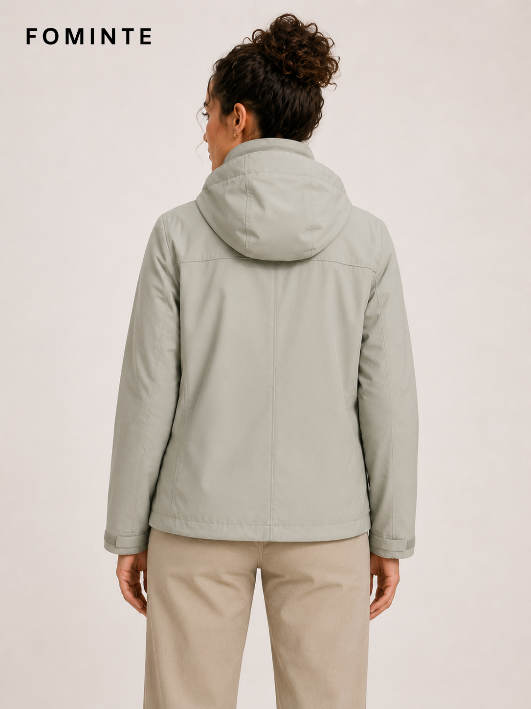 Light Grey Green Softshell Jacket for Outdoor Apparel Collections