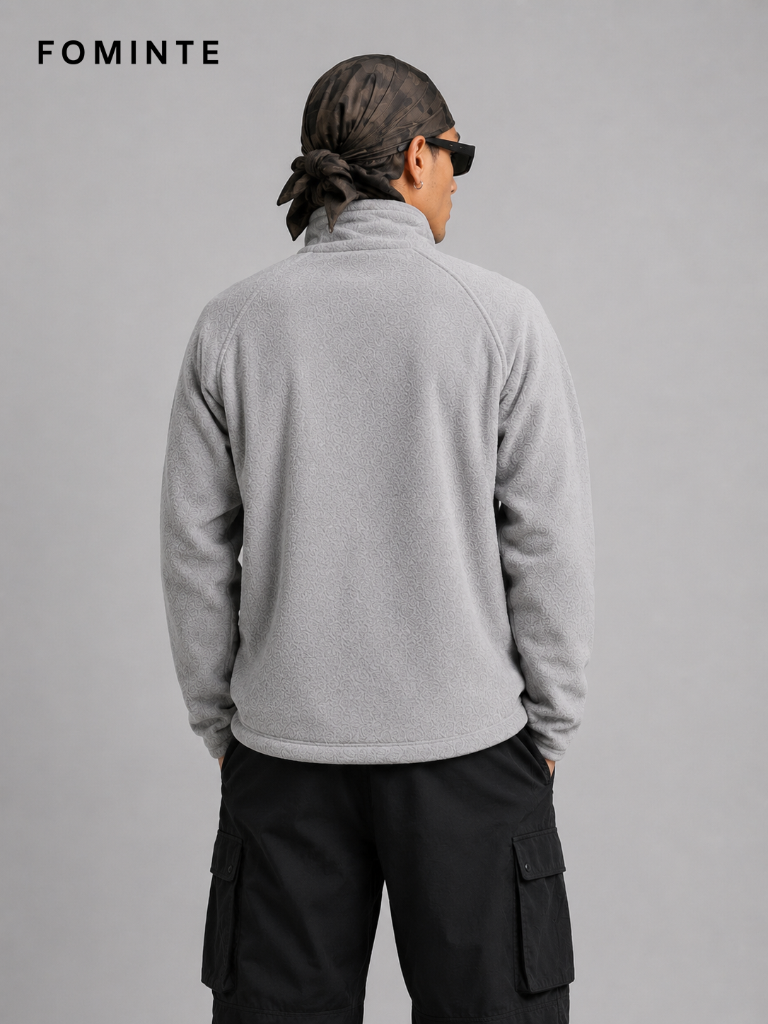 Heather Grey Fleece Jacket for Outdoor Apparel Collections