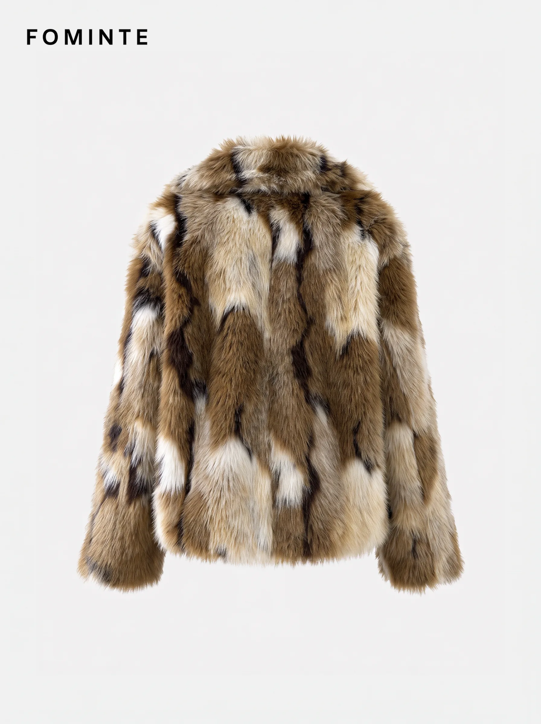 Dark Chocolate Hooded Heavyweight Faux Fur Parka