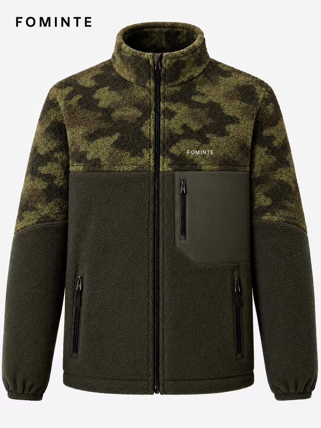 Camo Yoke Full-Zip Fleece Jacket FM0801000426