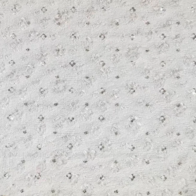 Blue Flower/Bird Embroidered Knit Top - BT2503051