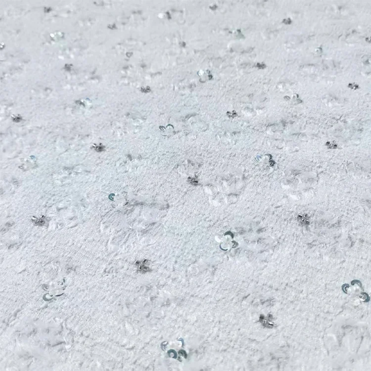 Blue Flower/Bird Embroidered Knit Top - BT2503051