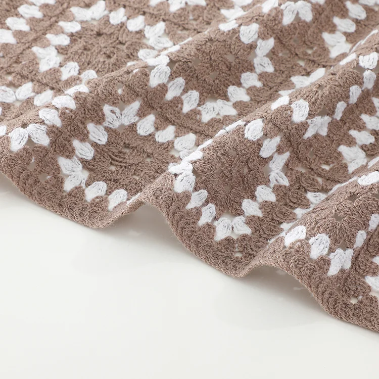 Men's Color Block Crochet Polo - FM0101000020