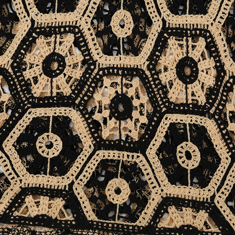 Men's Striped Crochet Polo - FM0101000139