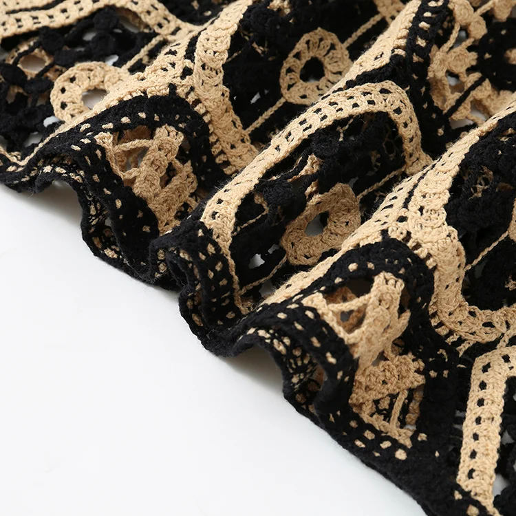 Men's Striped Crochet Polo - FM0101000139