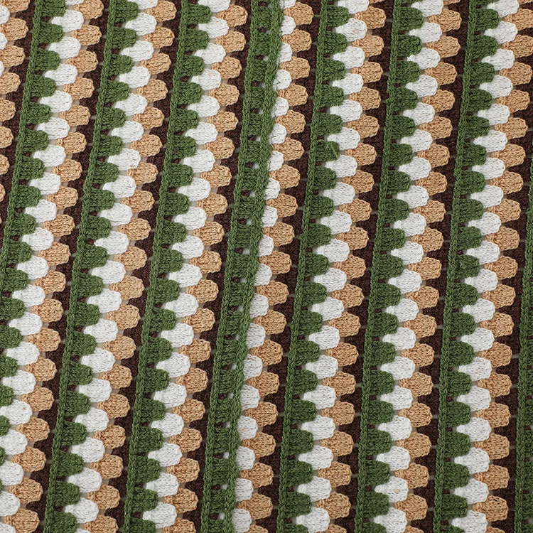 Men's Diamond Pattern Crochet Polo - FM0101000144