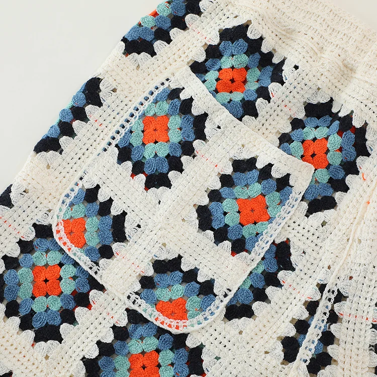 Men's Granny Square Crochet Co-ord Set - FM0101000145