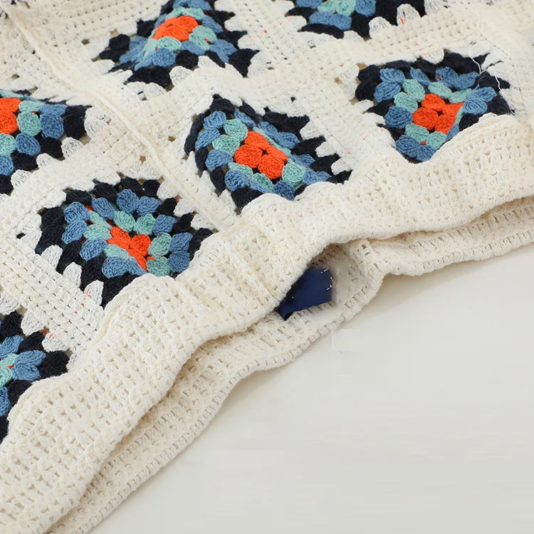 Men's Granny Square Crochet Co-ord Set - FM0101000145