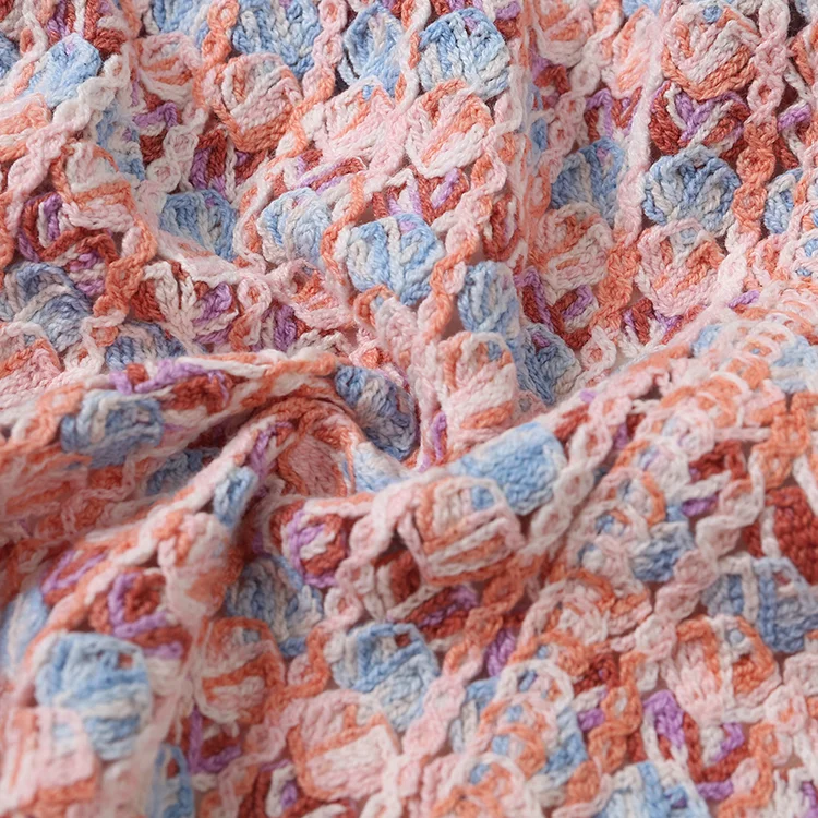 Floral Print Crochet Cardigan - FM0102000044