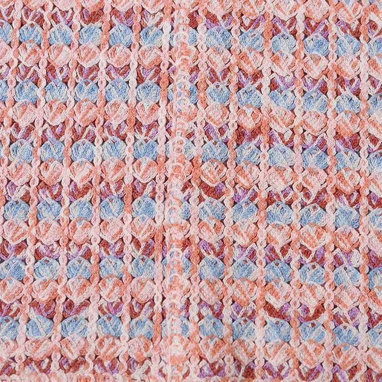 Floral Print Crochet Cardigan - FM0102000044