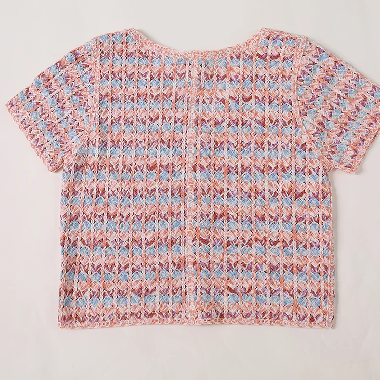 Floral Print Crochet Cardigan - FM0102000044