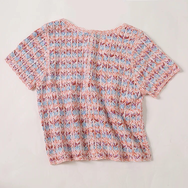 Floral Print Crochet Cardigan - FM0102000044