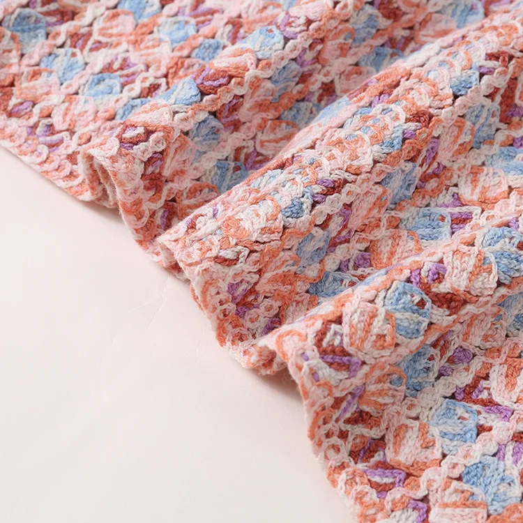 Floral Print Crochet Cardigan - FM0102000044