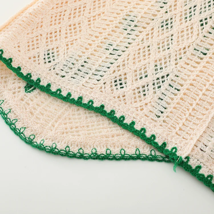 Floral Crochet Cardigan Vest - FM0102000103