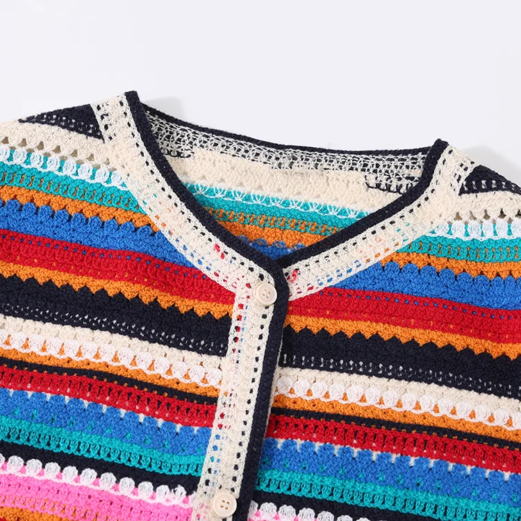 Open-Front Crochet Vest - FM0102000108