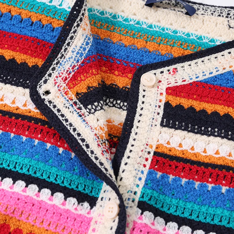 Open-Front Crochet Vest - FM0102000108