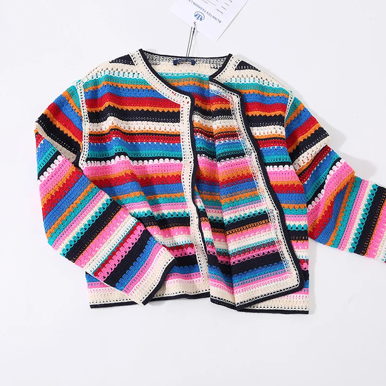 Open-Front Crochet Vest - FM0102000108