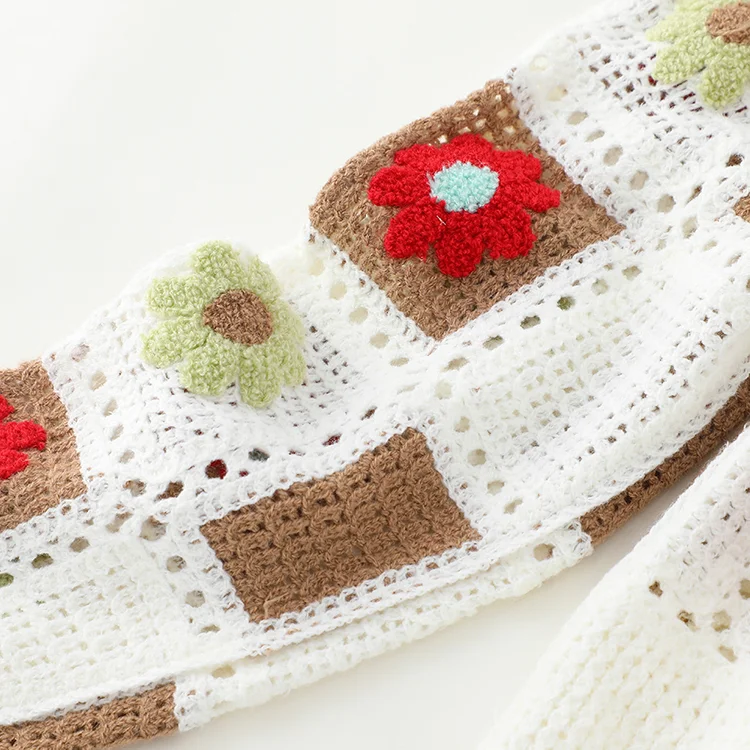 Floral Crochet Cardigan - FM0102000109