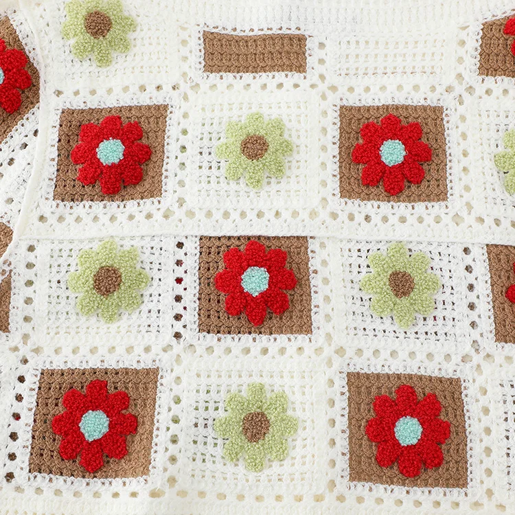 Floral Crochet Cardigan - FM0102000109