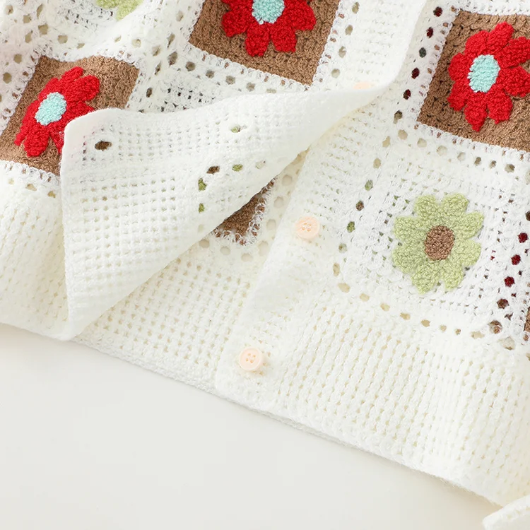 Floral Crochet Cardigan - FM0102000109